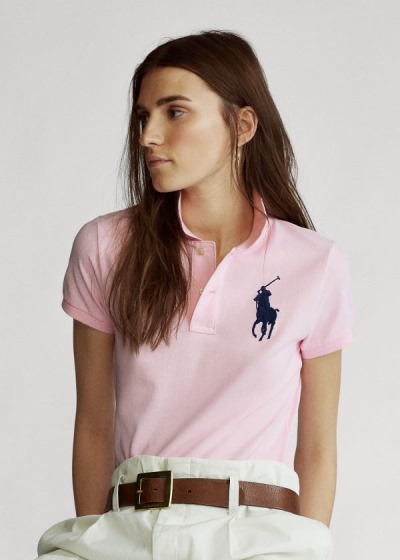 Camisa Polo Polo Ralph Lauren Skinny Fit Big Pony Mulher 67920-WEAF